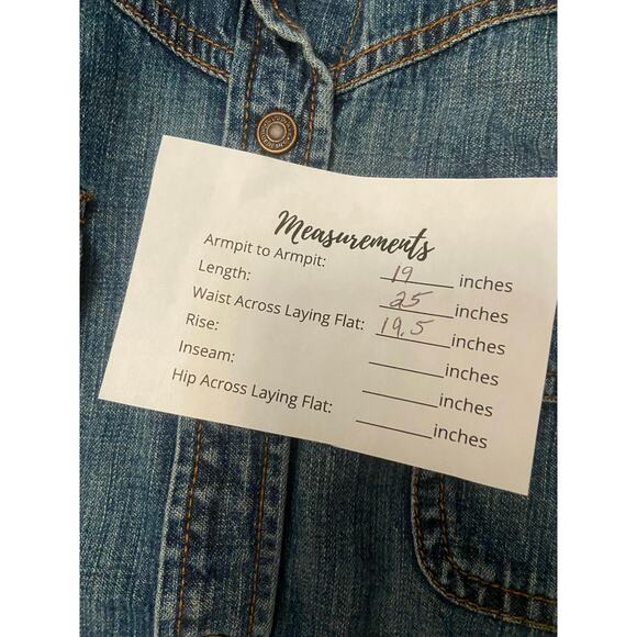 Old Navy Women’s Blue Jean jacket/shirt size large - Picture 8 of 8